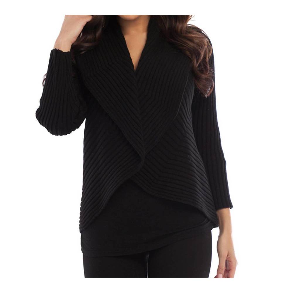 NEW ANGEL APPAREL ribbed signature wrap in black